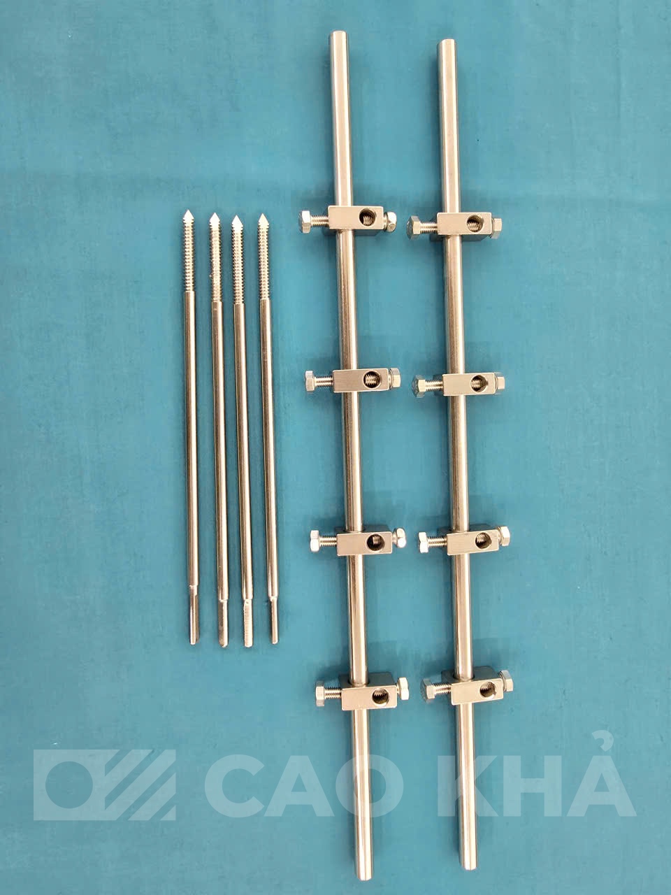 Cố định cẳng chân AO - góc nhìn 2